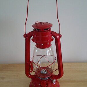 New Red Hurricane Lantern